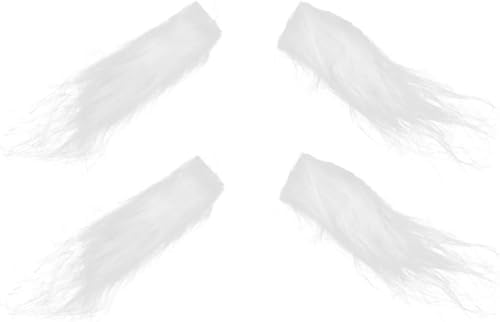 TUESMEILL 2pairs Self Adhesive Santa Eyebrows