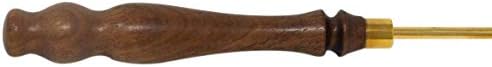 Needzo Brass Candle Snuffer with Wooden Handle 105 Inch