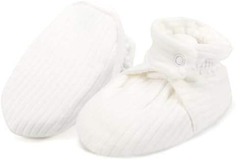 KARUNEL Organic Cotton Baby Booties for Newborn Infant 1