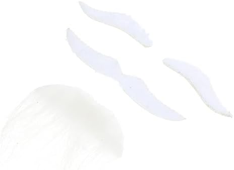 Ipetboom 1Set Fake Beard with Mustache for Halloween Costume