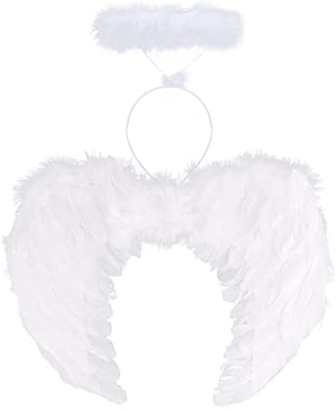 Kids Girls Angel Devil Costume Set 3pcs