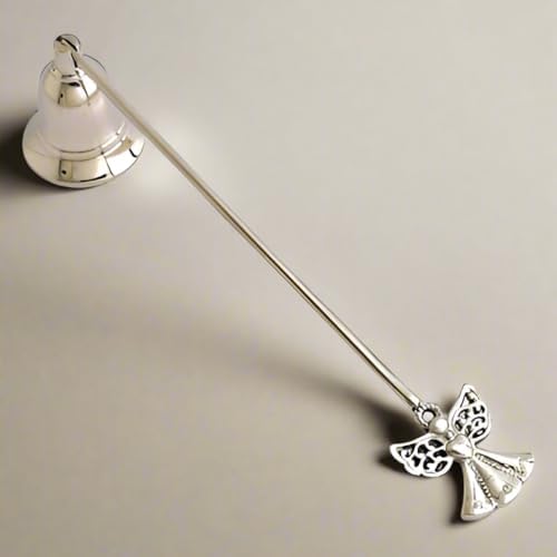 Silver 9 Inch Angel Candlesnuffer Set of 4