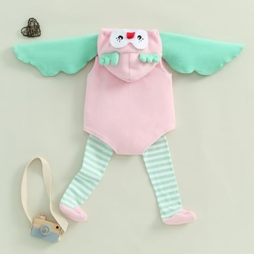 Madjtlqy Halloween Costume Toddler Romper with Long Socks
