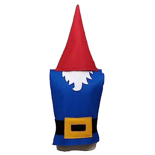 Blue and Red Gnome Costume Set for Kids and Adults 1