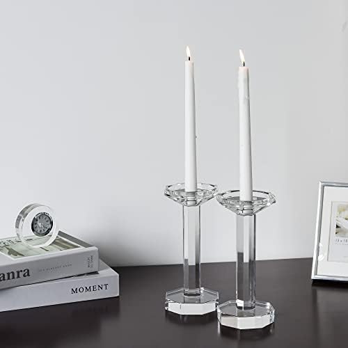 kitCom Crystal Candlestick Holders Set of 2 1
