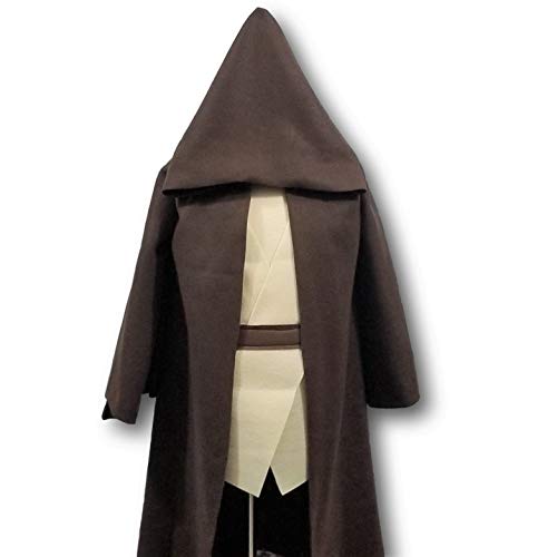 Deluxe Galaxy Wars Brown Robe Costume for Kids and Adults