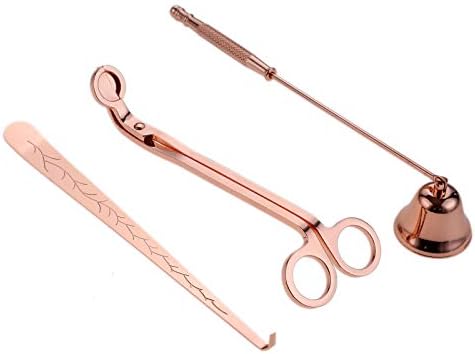 MUXSAM 3 in 1 Candle Tools Set - Rose Gold