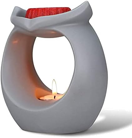 STAR MOON Owl Tealight Wax Warmer with Aromatherapy
