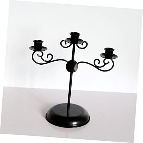 Gothic Metal Candlestick Holder for Dinner Table Centerpieces