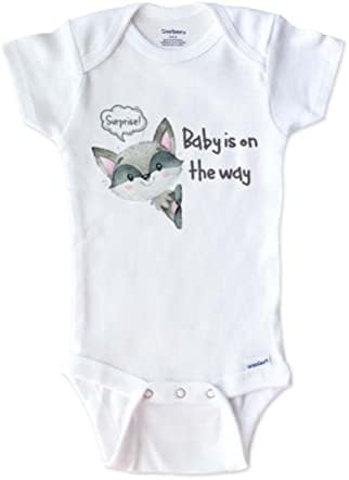 Hello Handmade Raccoon Onesie Baby Shower Gift