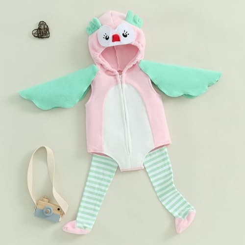 Madjtlqy Halloween Costume Toddler Romper with Long Socks