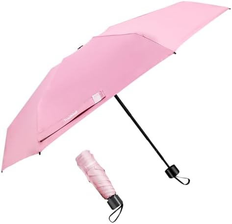 TradMall Mini Travel Umbrella with 95 UV Protection 1