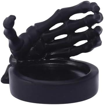Halloween Resin Skeleton Candle Holder Gothic Decor 1