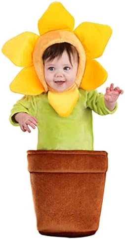Flower Pot Baby Costume - Bunting and Flower Hood 1