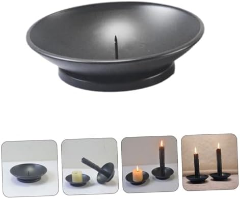 GOOHOCHY Rustproof Gothic Candlestick Holders Set 1