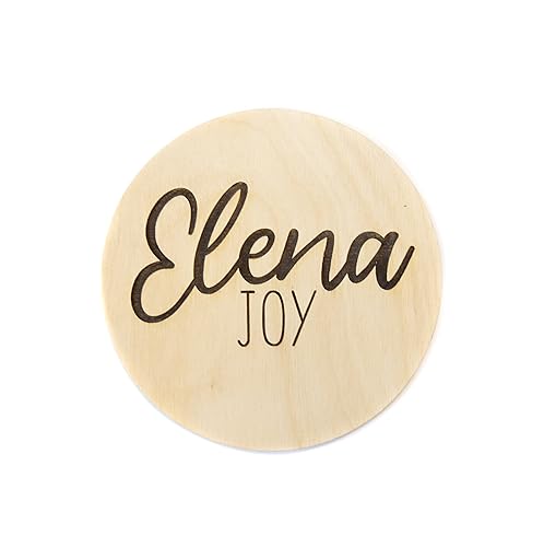 Personalized Wooden Baby Birth Announcement Sign