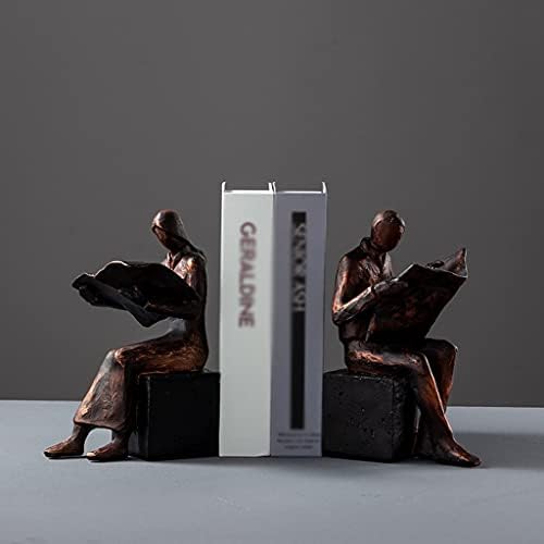 ZJDYDY Resin Bookend Metallic Character Design 55x43x79inch