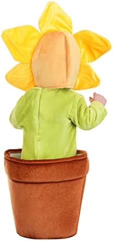 Flower Pot Baby Costume - Bunting and Flower Hood 1