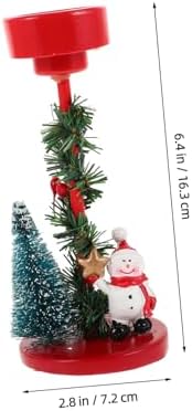 Snowman Candle Holder Christmas Decor for Tree and House