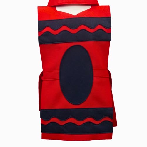 Red Crayon Costume Tunic and Hat Set