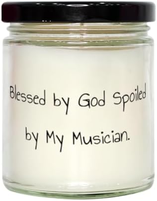 Funny Musician Scent Candle for Home Decor