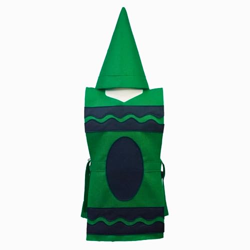 Green Crayon Costume Tunic and Hat Set