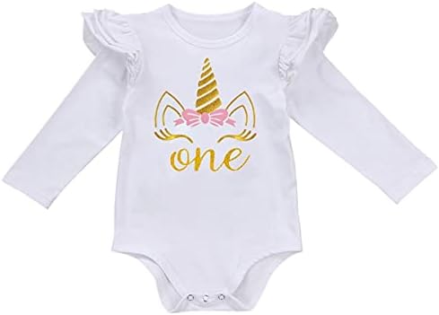 NEWEPIE Unicorn 1st Birthday Party Costume Set