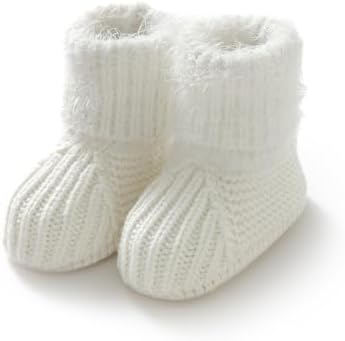DovFanny Cozy Warm Knit Baby Booties for Newborn Boy Girl
