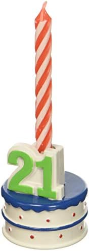 21st Birthday Beer Bottle Candlestick Holder