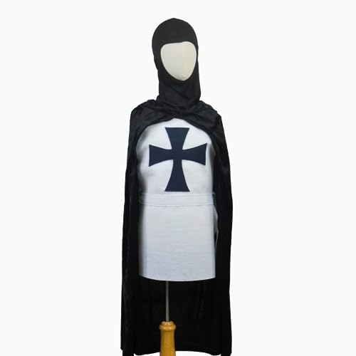 Teatots Party Planning Deluxe Knight Templar Costume Set Black Boys