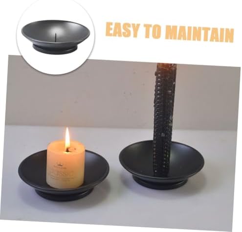 GOOHOCHY Rustproof Gothic Candlestick Holders Set 1