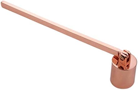 MUXSAM Rose Gold Candle Snuffer with Long Handle 1
