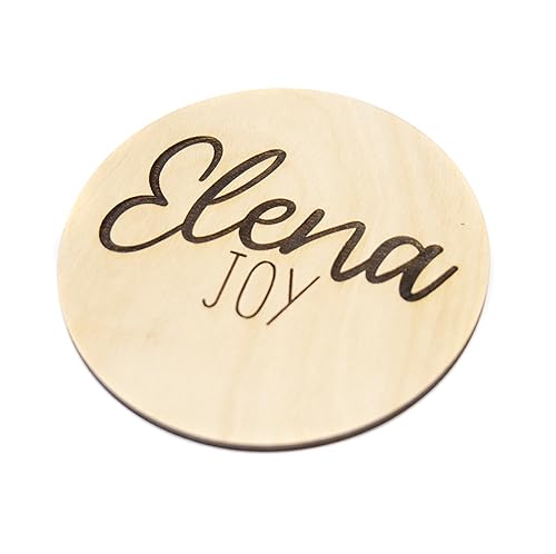 Personalized Wooden Baby Birth Announcement Sign