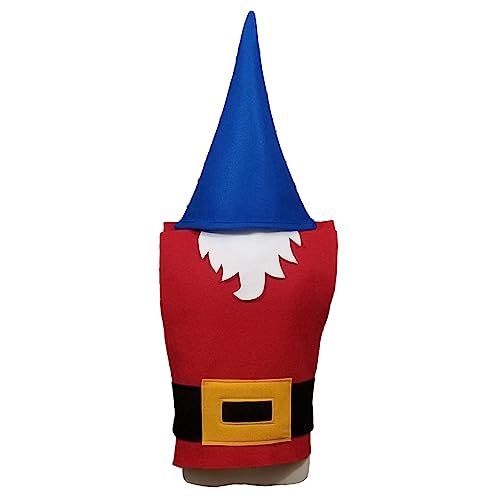 Red and Blue Gnome Costume Set for All Ages