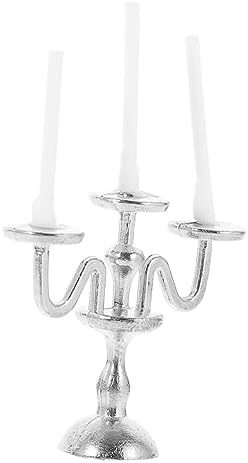 Mini European Candlestick Holder for Doll House