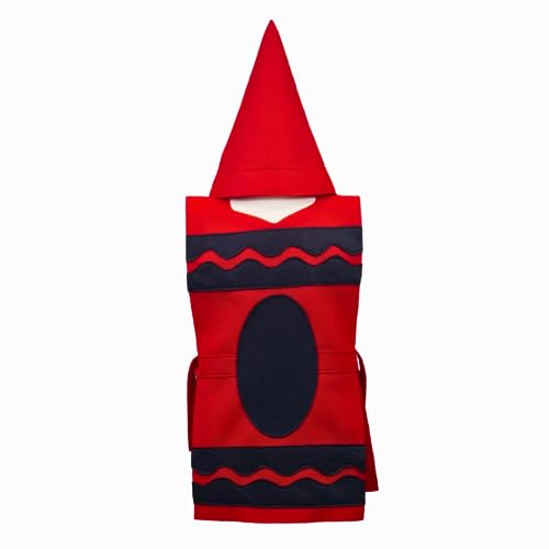 Red Crayon Costume Tunic and Hat Set
