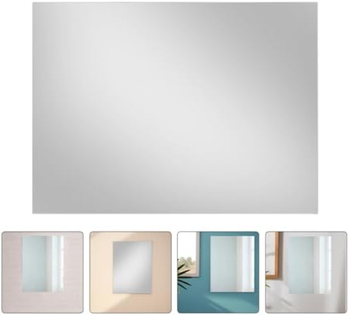 FOMIYES Self Adhesive Mirror Sheets for Bedroom Bathroom Gym