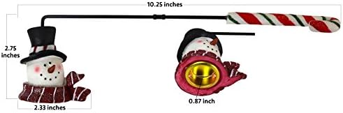 Iconikal Candle Snuffer Snowman 10-Inch