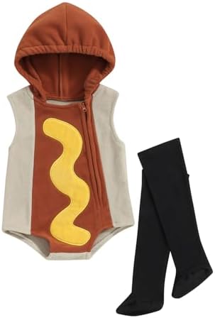 Madjtlqy Halloween Baby Costume Toddler Romper Set