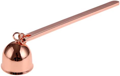 MUXSAM Rose Gold Bell-Shaped Candle Candlesnuffer
