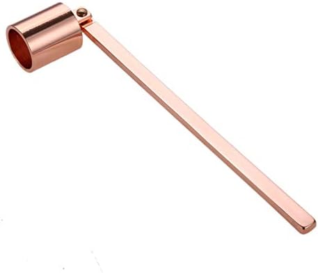 MUXSAM Rose Gold Candle Snuffer with Long Handle 1