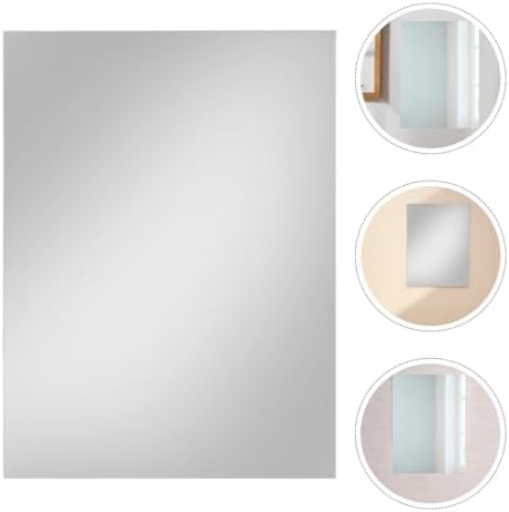 FOMIYES Self Adhesive Mirror Sheets for Bedroom Bathroom Gym