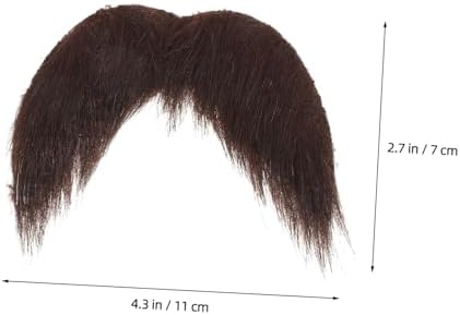 BESPORTBLE 1Set Old Man Fake Mustache and Eyebrows for Halloween