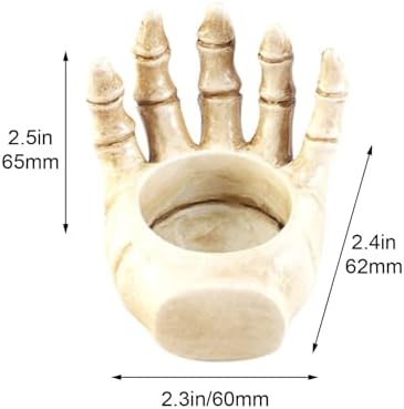 Halloween Gothic Skeleton Hand Candle Holder