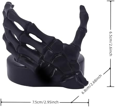 Halloween Resin Skeleton Candle Holder Gothic Decor 1