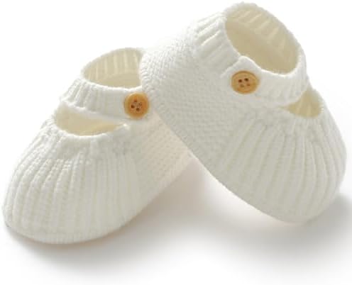 Wugugu Baby Booties Soft Crochet Socks Shoes for Newborn