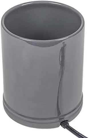 God Bless This Home with Love Grey Stoneware Candle Warmer