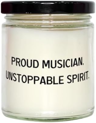 Musician Scent Candle for Gifts and Home Decor