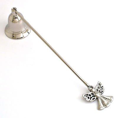 Silver 9 Inch Angel Candlesnuffer Set of 4