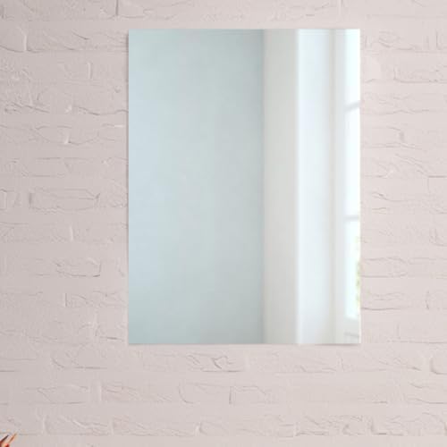 FOMIYES Self Adhesive Mirror Sheets for Bedroom Bathroom Gym